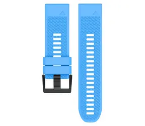X-SITE Náhradný remienok pre Garmin QuickFit 26mm modrý / Remienok / Silikónový / Kovová pracka