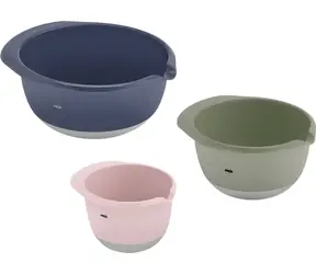 Emsa Prep & Bake modrá / Sada mís / 3 ks / 4,15 l