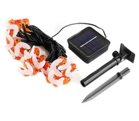 X-SITE Včela MFD-001 biela / LED svetelná reťaz / solárna / 5 m / 8 funkcií / IP65