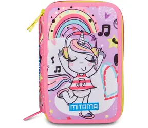 MITAMA Školský peračník Triplo Unimusic / Trojposchodový / Plný / 47 ks / Na zips