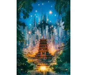 HEYE Puzzle Future Cities: Portál / 1000 dielikov / 50 x 70 cm