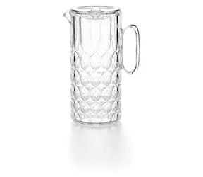 Guzzini VANITY číry / Džbán s vekom / 1750 ml / akrylový kryštál na biologickej báze