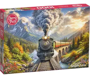 Cherry PAZZI Puzzle Zlatý express / 1000 dielikov / 70 × 50 cm