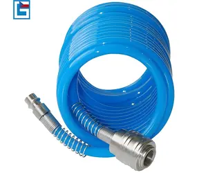 Güde 41400 / Špirálová hadica / PU / 5 m / Rýchlospojka