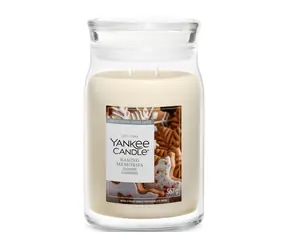 Yankee Candle Baking Memories / Vonná sviečka / Signature sklo veľké / 2 knôty / 60-90 hod.