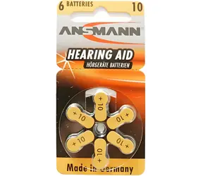 Ansmann Zinc-Air 10 (PR70) / Batéria do načúvadiel / ZnAir / 6 ks