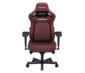 Anda Seat Kaiser 4 XL vínová / Herná stolička / PVC koža / Oceľový rám