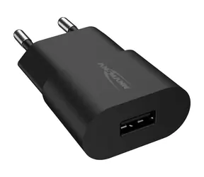 Ansmann Home Charger HC105 čierna / Nabíjací adaptér / 1x USB-A / 1000 mA