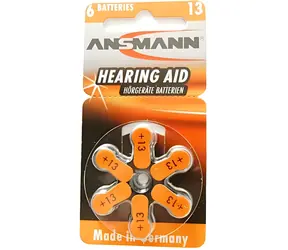 Ansmann Zinc-Air 13 (PR48) / Batéria do načúvadiel / ZnAir / 6 ks