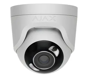AJAX TurretCam HL 8 Mpx, obj. 2,8 mm, hybridné osvetlenie 50 m, AI, microSD, IP65, biela
