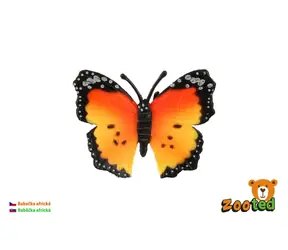 ZOOTED Figúrka Motýľ monarcha africký (babočka) / Plast / 7 cm / od 3 rokov