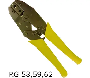 Optix Konektorovacie kliešte RG58/59 / Konektorovacie kliešte / Račňa / Pre BNC konektory