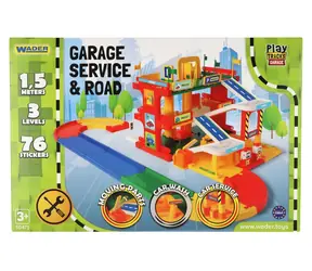Wader Garáž servis 3 poschodia / Dráha 1,5 m / Plast / od 3 rokov