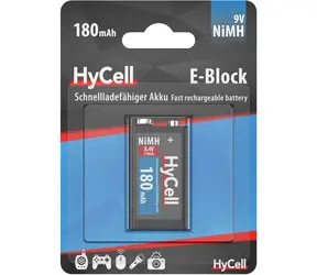 Ansmann 9V Block 6F22 Type 150 / Batéria / 180 mAh / HyCell / 1 ks