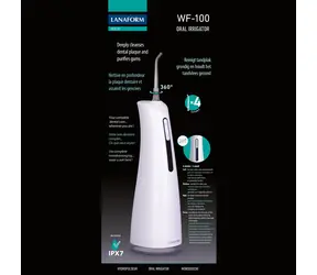 Lanaform WF-100 / Ústna sprcha / 3 stupne výkonu / hlučnosť 66 dB