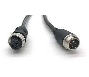 KEETEC M12 kábel pre kameru 1 m / Kábel / 4PIN samica-samec