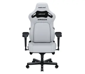 Anda Seat Kaiser 4 XL biela / Herná stolička / PVC koža / Oceľový rám