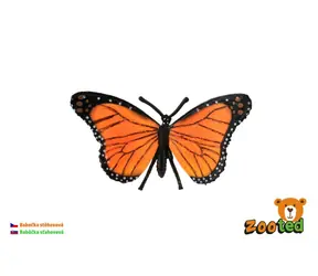 ZOOTED Figúrka Motýľ Monarcha sťahovavý / Plast / 11 cm / 3+