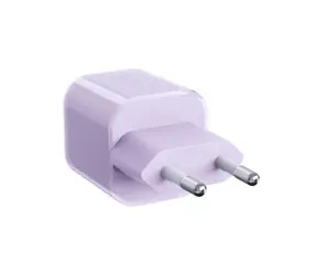Solight USB-C GaN nabíjačka 33W fialová / Nabíjačka / PD 3.0 / QC 4+