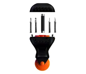 STABLECAM Sada náradia Jakemy 9v1 oranžovo-čierna / Sada náradia / 9 dielov / CR-V oceľ / pre mobilné telefóny