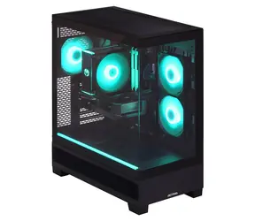 Actina Herné PC čierna / Herný počítač / AMD RYZEN 7 5700X / 16GB RAM / 1TB SSD / AMD Radeon RX 9060 XT 16GB