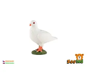 ZOOTED Figúrka Holub domáci / 6 cm / Plast / od 3 rokov