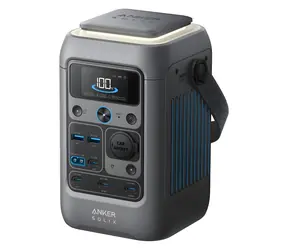 Anker SOLIX C300 DC čierna / Powerstanica / 90000 mAh / 300 W / LiFePO4 / IP68