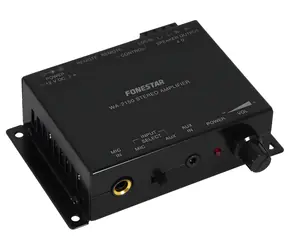 Fonestar Nástenný zosilňovač / Integrovaný zosilňovač / Class D / 2x 15 W/4 ? / Mic + AUX