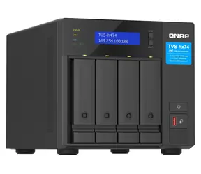 QNAP TVS-h474-i3-8G / NAS / Intel Core i3-12100 / 8GB RAM / 4X SATA / 2x M.2 NVMe / 2x 2,5GbE / HDMI