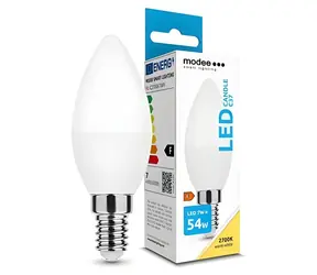 Modee LED žiarovka sviečka E14 7W / Žiarovka / 700 lm / 2700K / 25000h / 230V / F