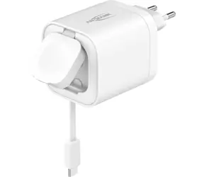 Ansmann Home Charger HC265PD biela / Nabíjací adaptér / 2x USB-C / 1x USB-A / nabíjačka Apple Watch / 65W / PD/QC