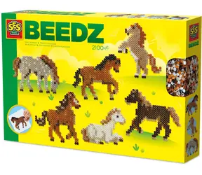 SES Creative Beedz Zažehľovacie korálky Divé kone / 2100 ks / od 5 rokov