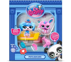 Hasbro Littlest Pet Shop Petfluencers / 2 figúrky / 4 doplnky / od 4 rokov