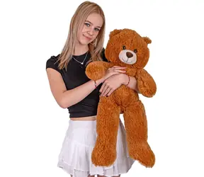 Plyšový medveď Plush Friends 80 cm tmavo hnedý / Plyšová hračka / Plyš