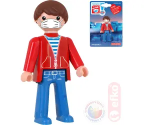 EFKO Figúrka Igráček Chlapec s rúškom / Limitovaná edícia Pomáhaj s Igráčkom / 8 cm / plast