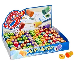 WIKY Pečiatka Abeceda / Samotlačiace / Plast / Jednotlivé písmená / od 3 rokov
