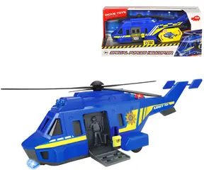 DICKIE Helikoptéra polícia Special Forces modrá / Helikoptéra / Plast / Mierka 1:24 / Svetlo a zvuk / od 3 rokov
