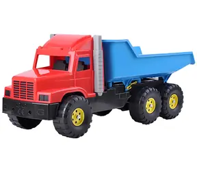 Nákladné auto sklápačka červeno-modrá 77 cm / Hračka na piesok / Plast / od 3 rokov