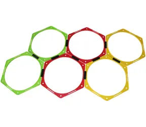 MERCO Agility kruhy šesťhranné / 6 dielikov / Spojovacie klipy / Plast