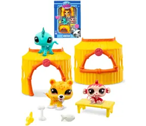 Hasbro Figúrky zvieratiek Littlest Pet Shop Džungľa / Set 3 ks / 6 doplnkov / generácia 7 / od 4 rokov