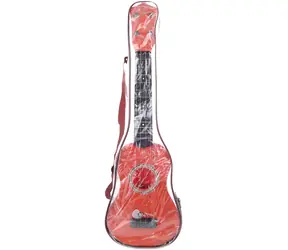 Orion Gitara detská akustická 60 cm / Hudobná hračka / Plast, kov / V puzdre s popruhom / Trsátko v balení