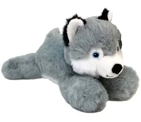 Plyšový ležiaci pes Husky 23 cm Eco-line / od 0 mesiacov