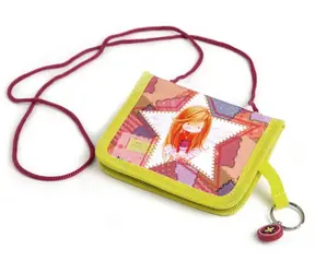 Argus Peňaženka na krk Miss Molly / Peňaženka na krk / Suchý zips / 12,5x9,5x1 cm