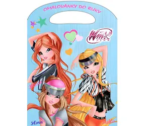 AKIM Omaľovánka do ruky Winx Club FASHION / Omaľovánka s výsekom / A4 / 16 strán