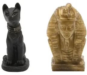 EFKO Igráček Archeológ / Egyptské vykopávky / Maska faraóna a soška Bastet / od 5 rokov