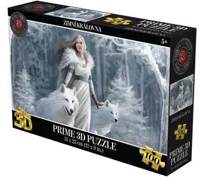 Prime 3D Puzzle Zimná kráľovná 3D / 100 dielikov / 31 x 23 cm