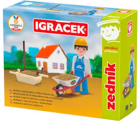 EFKO Igráček Murár / Kĺbová figúrka s doplnkami / 7,5 cm