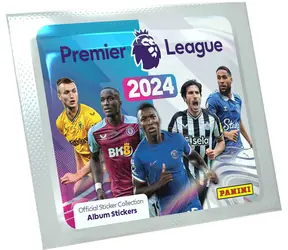PANINI Zberateľské samolepky Premier League 2024 / 5 ks / sáčok