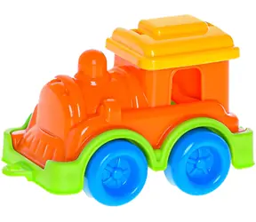 Farebná mašinka vláčik / Hračka / Voľný chod / Plast