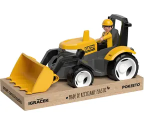 EFKO Traktor Igráček MultiGO žltý s radlicou / od 3 rokov